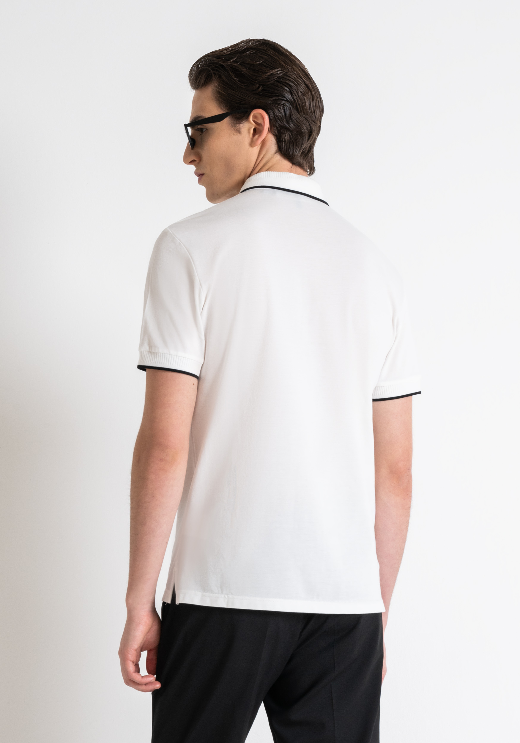 REGULAR FIT POLO SHIRT IN MERCERISED COTTON PIQUE