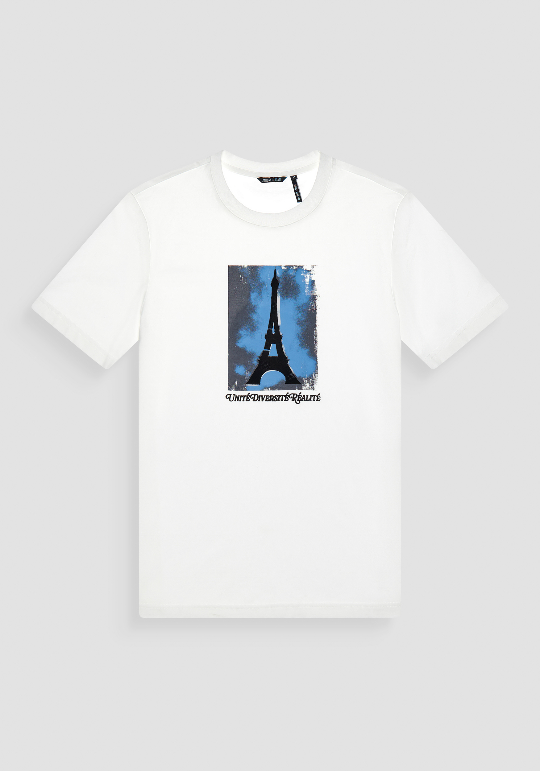 REGULAR FIT T SHIRT IN COTTON JERSEY WITH PARIS PRINT Antony Morato
