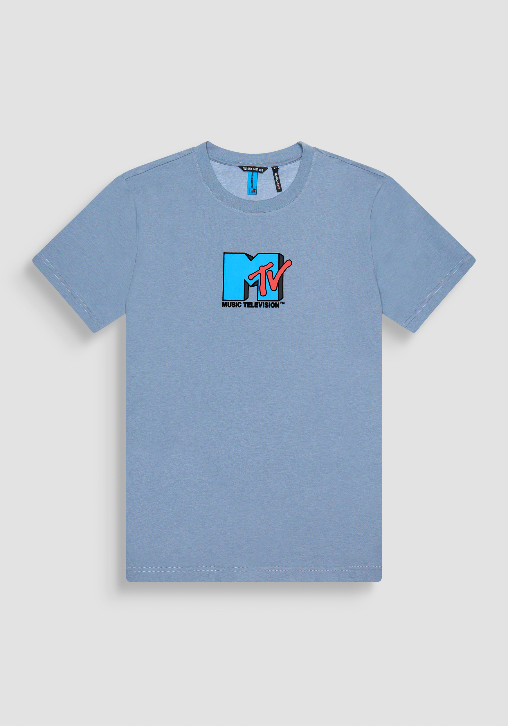 MTV REGULAR FIT T SHIRT IN COTTON BLEND WITH PRINT Antony Morato