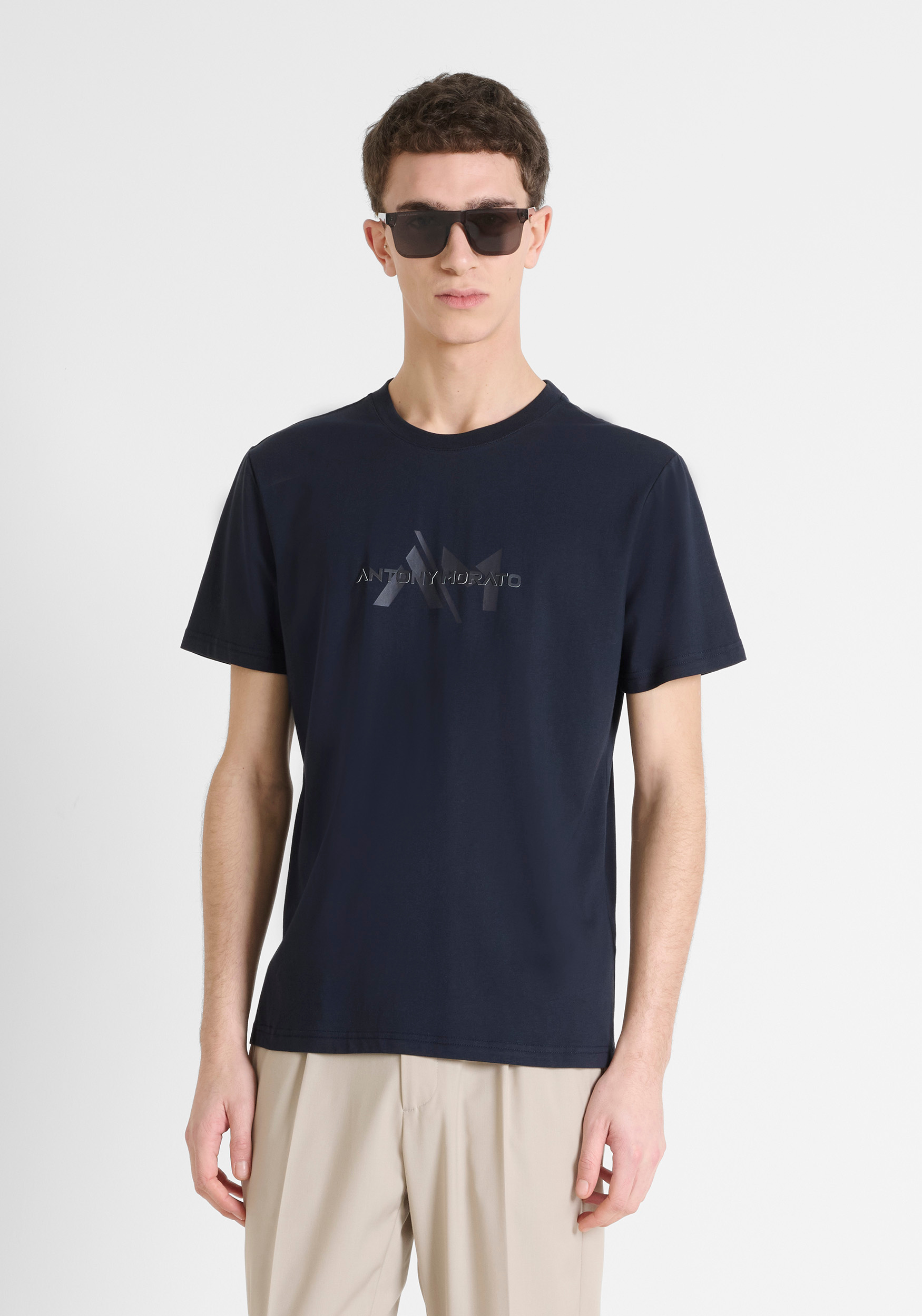 Tシャツ・カットソー Ronia Comfortable Jersey Slacks ユニセックスTシャツ マリア ネイビー – Café du Cycliste | JP