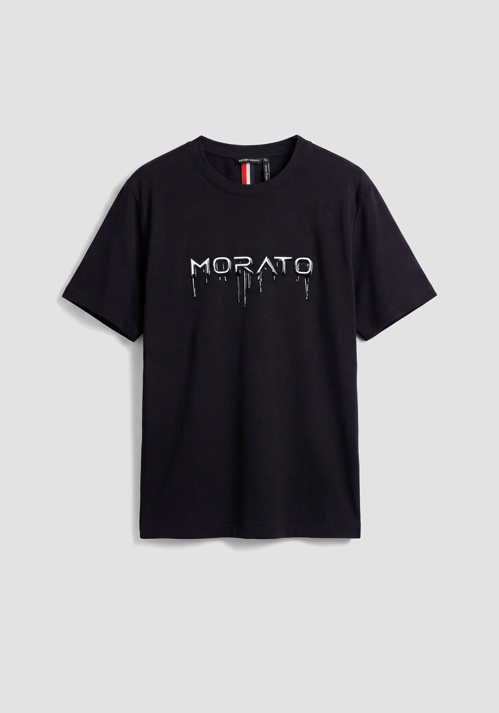 REGULAR-FIT T-SHIRT IN COTTON JERSEY WITH LOGO PRINT | Antony Morato