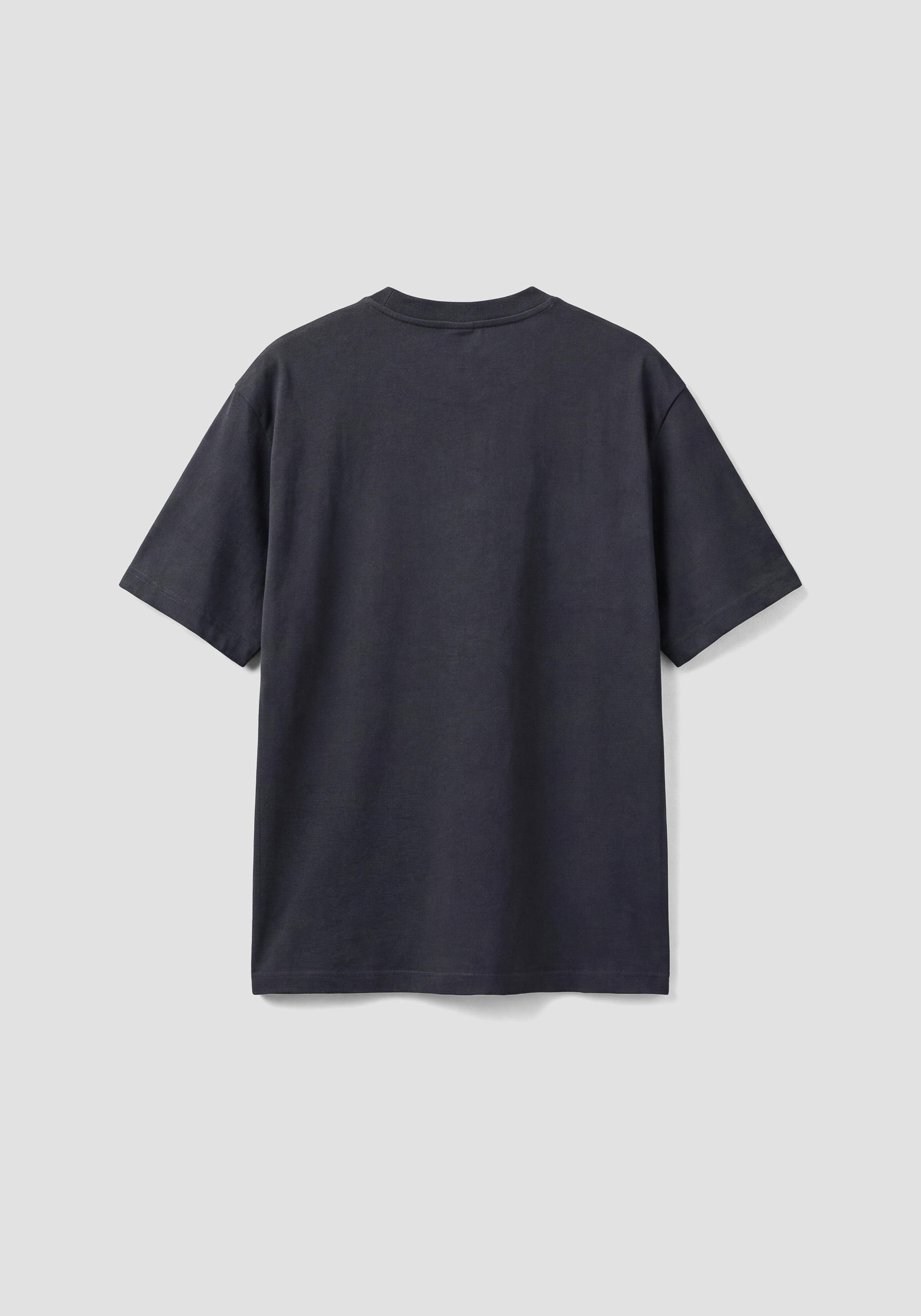 BOXY FIT COTTON JERSEY CREW NECK T-SHIRT WITH EMBROIDERED LOGO BOXY FIT COTTON JERSEY CREW NECK T-SHIRT WITH EMBROIDERED LOGO