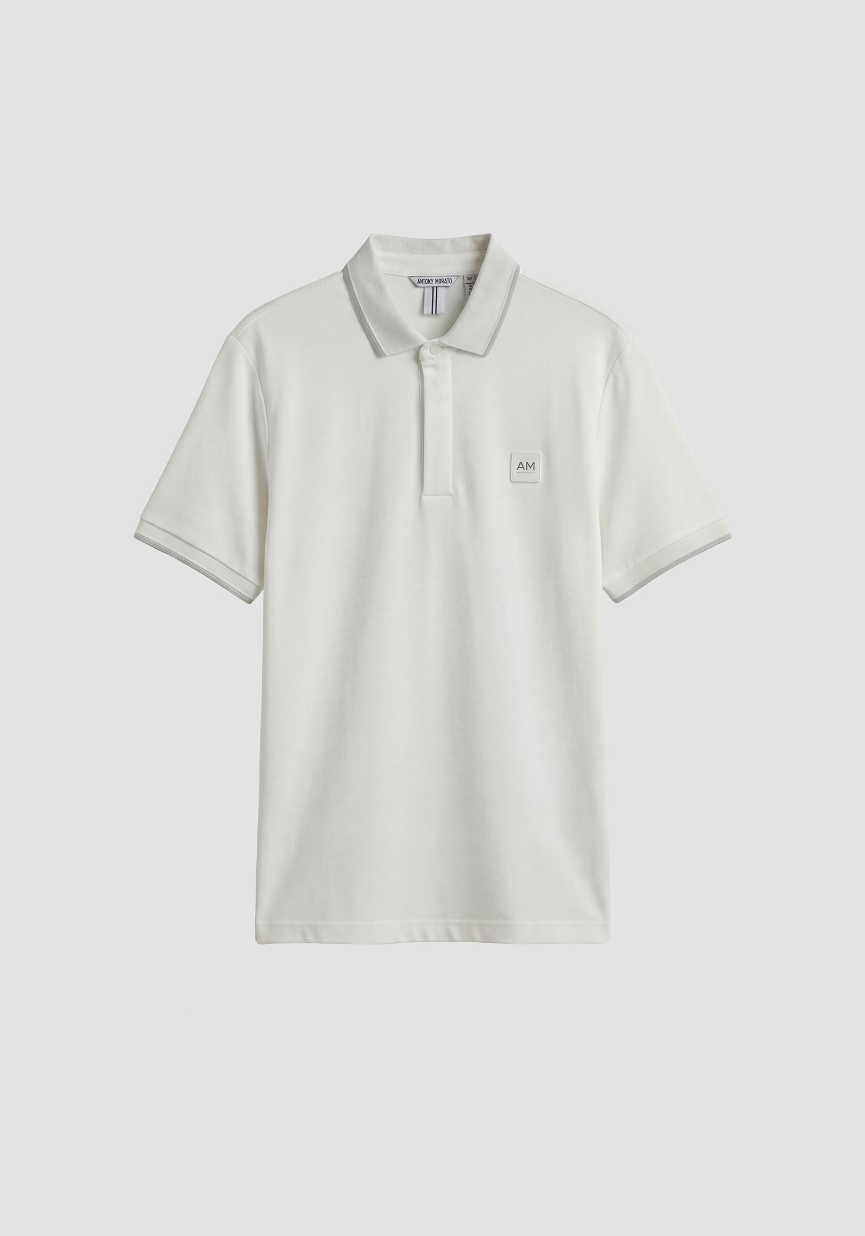 REGULAR FIT PIQUÉ POLO SHIRT WITH DETAILED COLLAR | Antony Morato