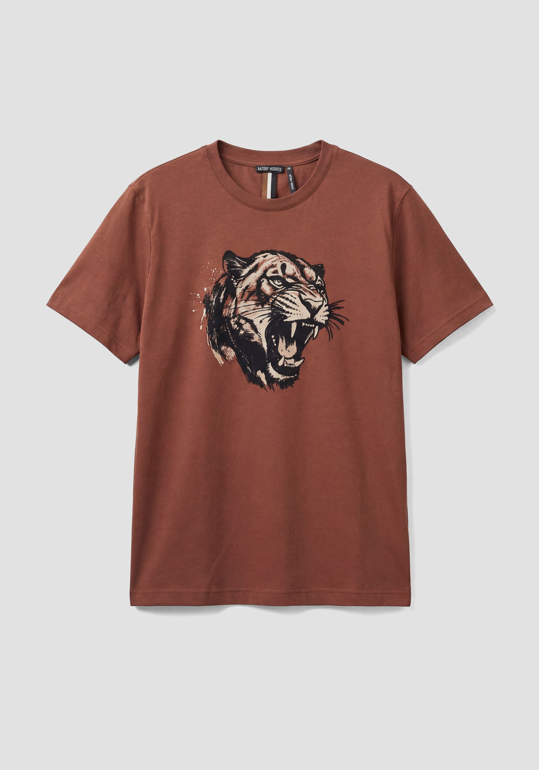 REGULAR-FIT T-SHIRT IN COTTON JERSEY WITH PRINT | Antony Morato