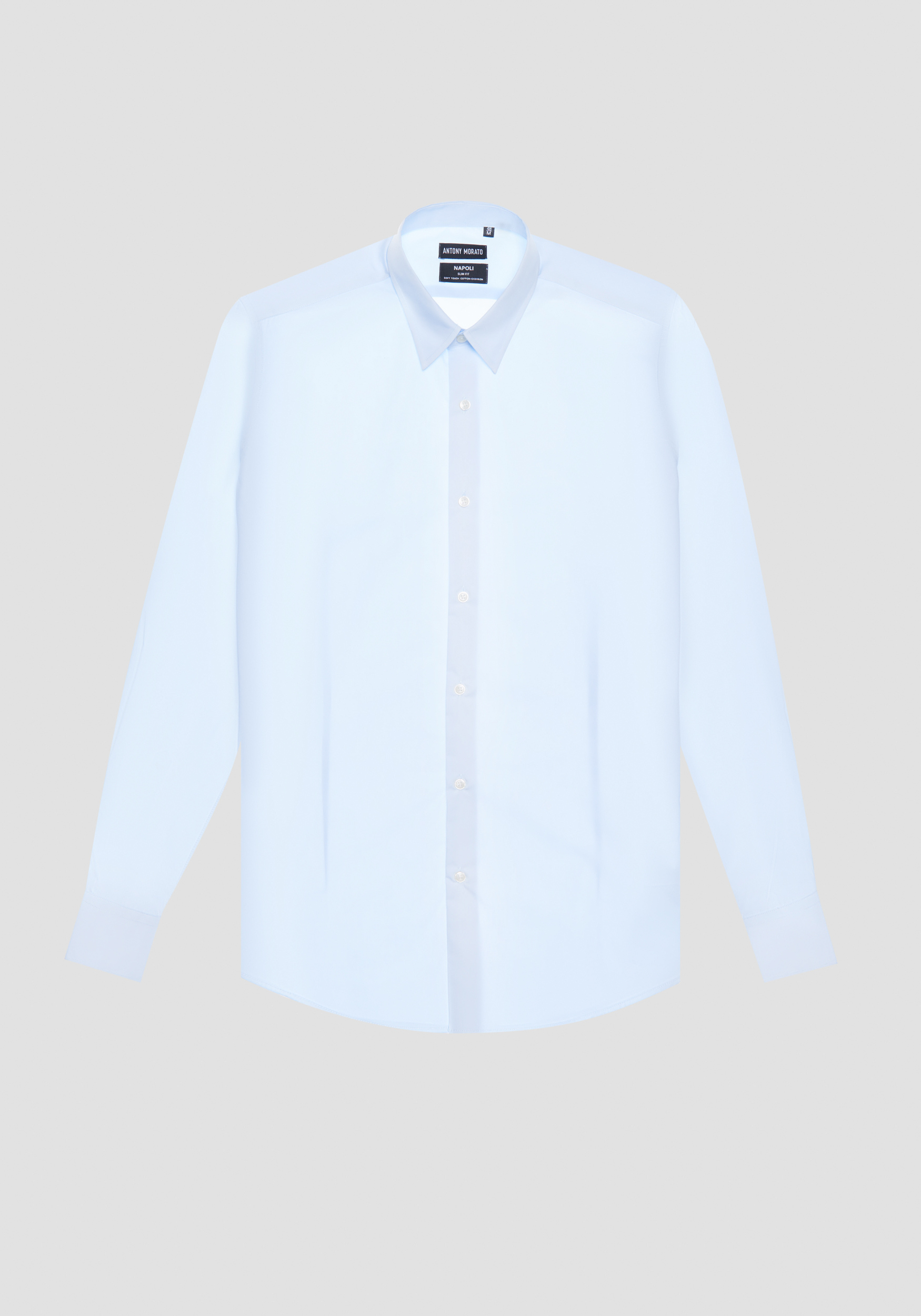 SLIM FIT "NAPOLI" COTTON EASY IRON SOLID SHIRT | Antony Morato