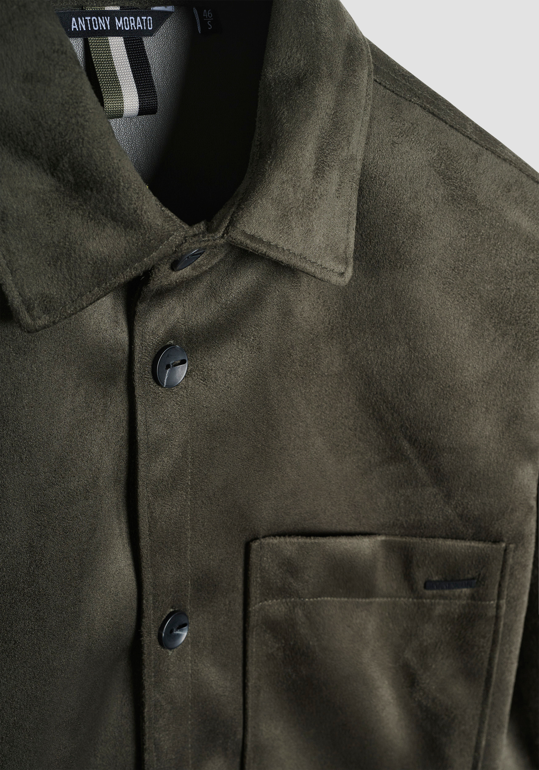 REGULAR FIT SHIRT IN SUEDE EFFECT | Antony Morato