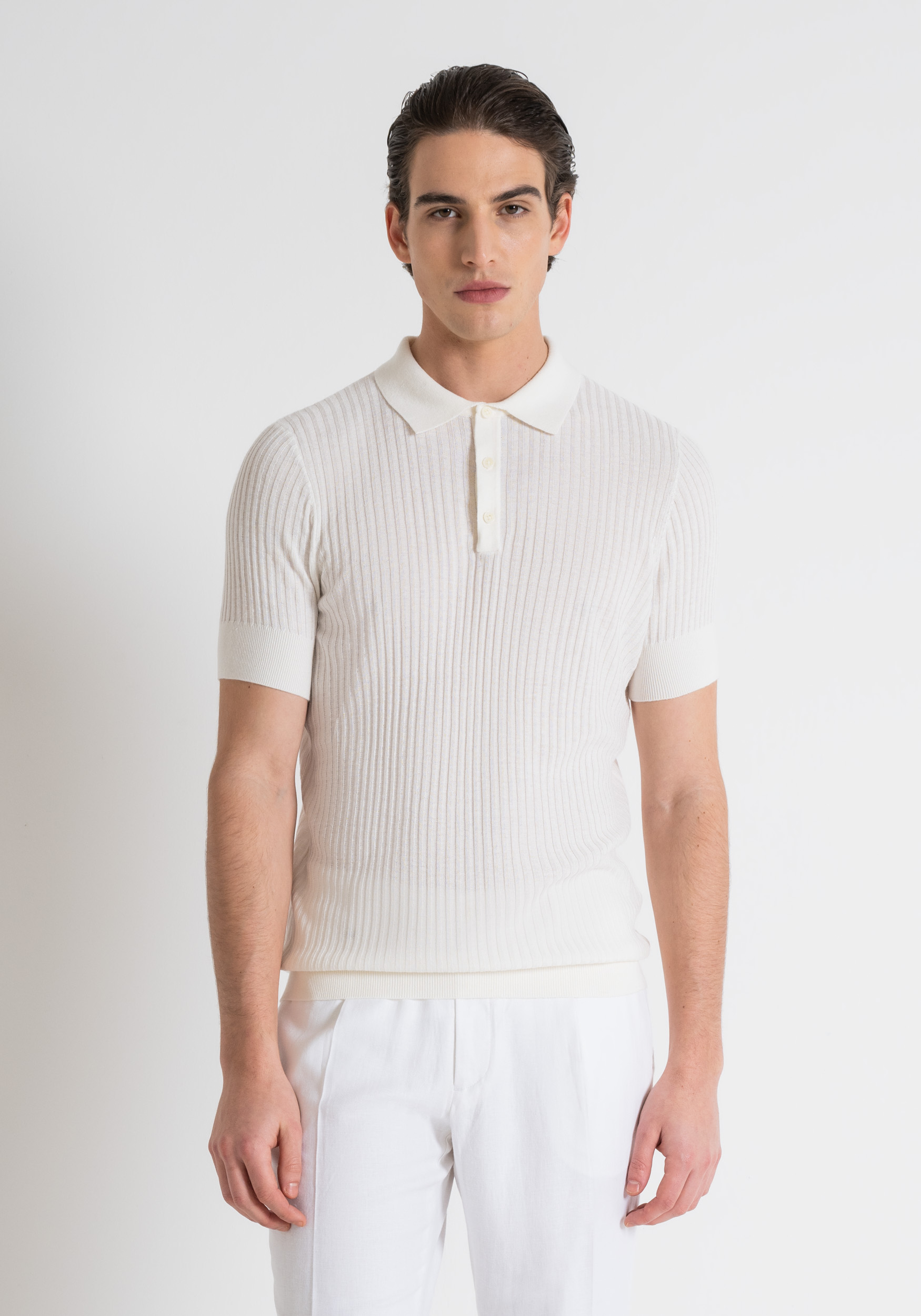 SLIM-FIT-STRICK AUS VISKOSEMISCHGARN | Antony Morato