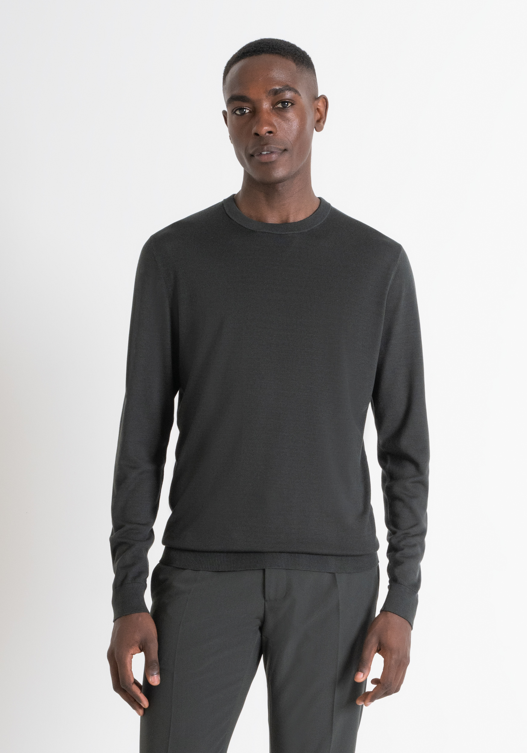 MAGLIONE REGULAR FIT IN MISTO LANA Antony Morato