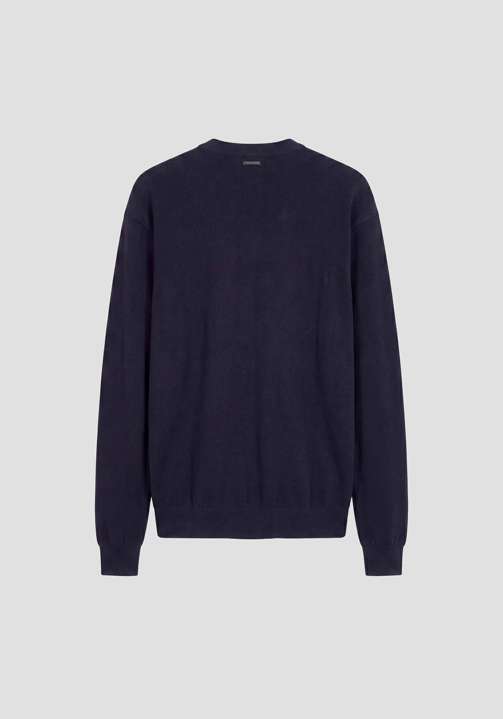 Marine relaxed-fit V-neck sweater in soft cotton | Antony Morato