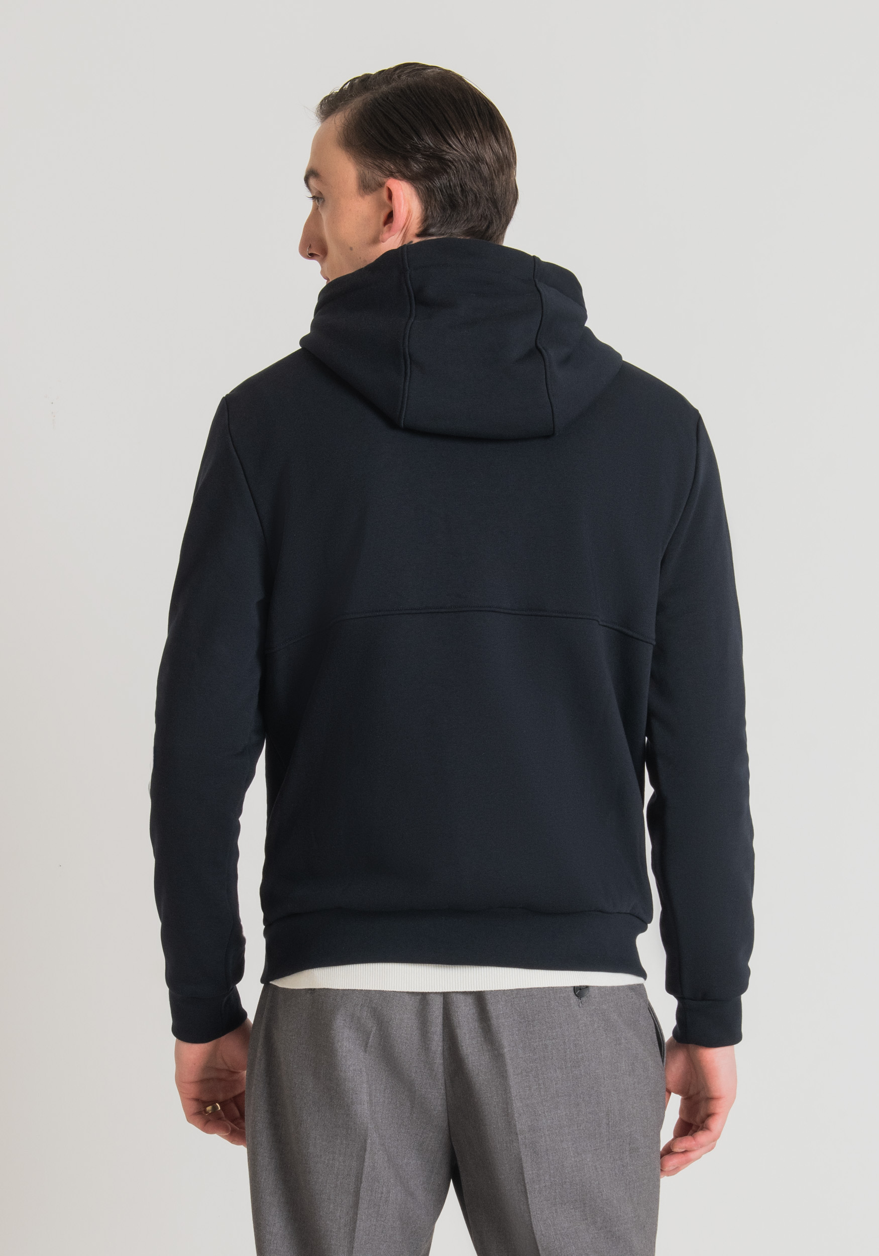 SUDADERA REGULAR FIT DE MEZCLA DE ALGODON CON LOGOTIPO BORDADO Antony Morato