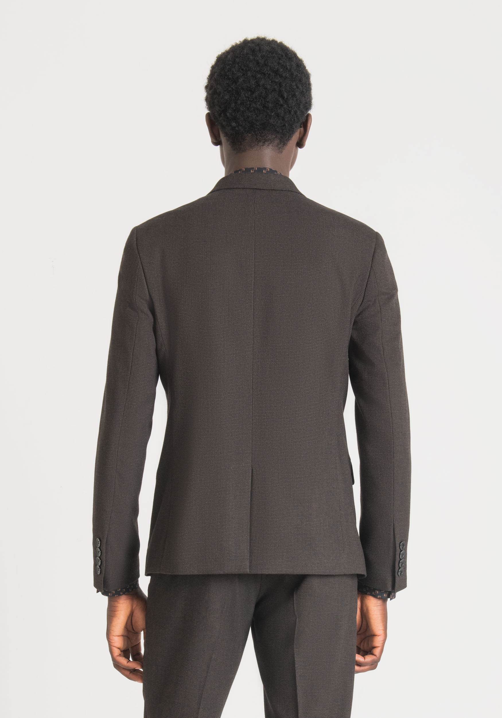 BONNIE SLIM FIT JACKET IN STRETCH VISCOSE BLEND FABRIC Antony Morato