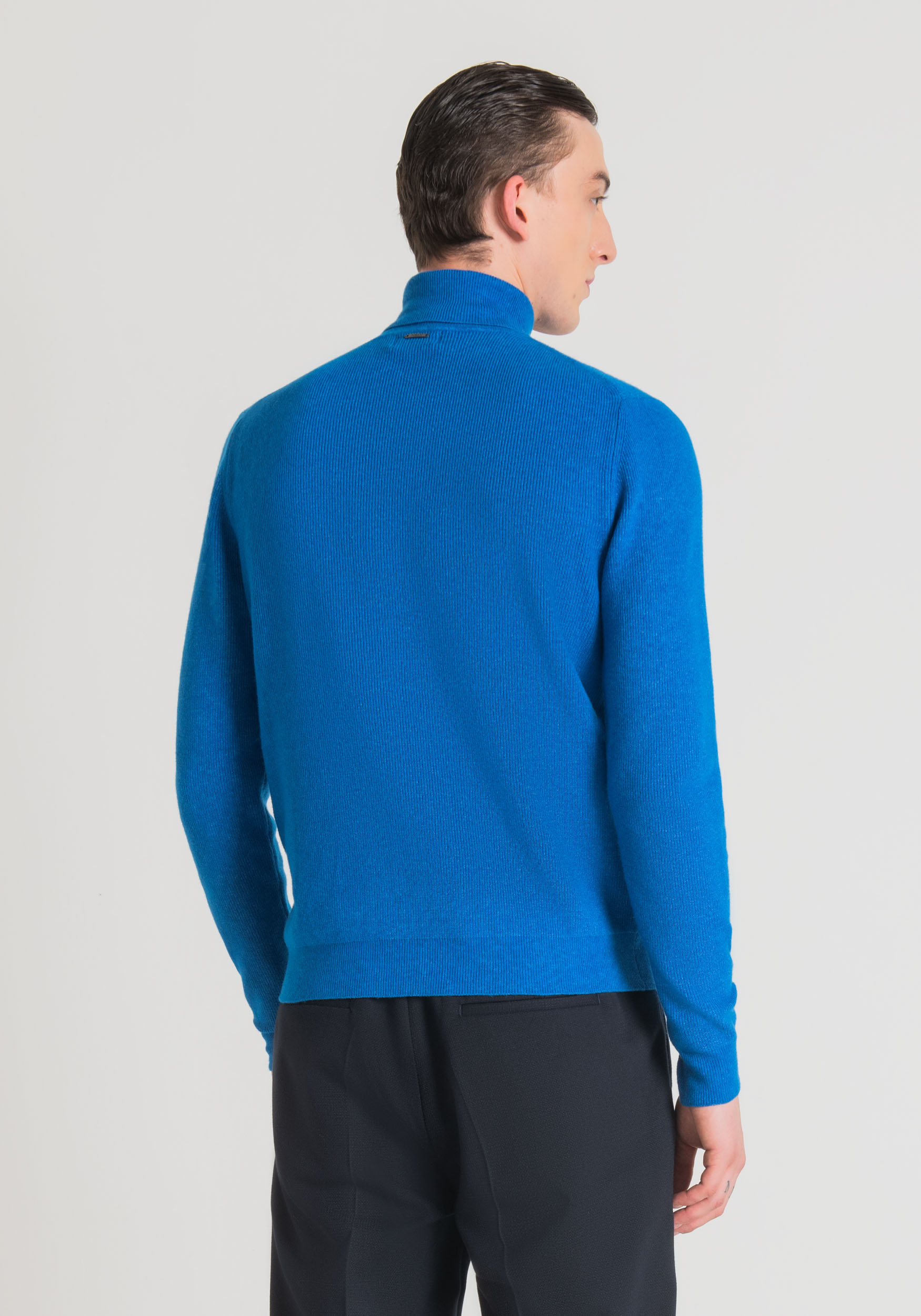 Slim fit merino wool sweater clearance