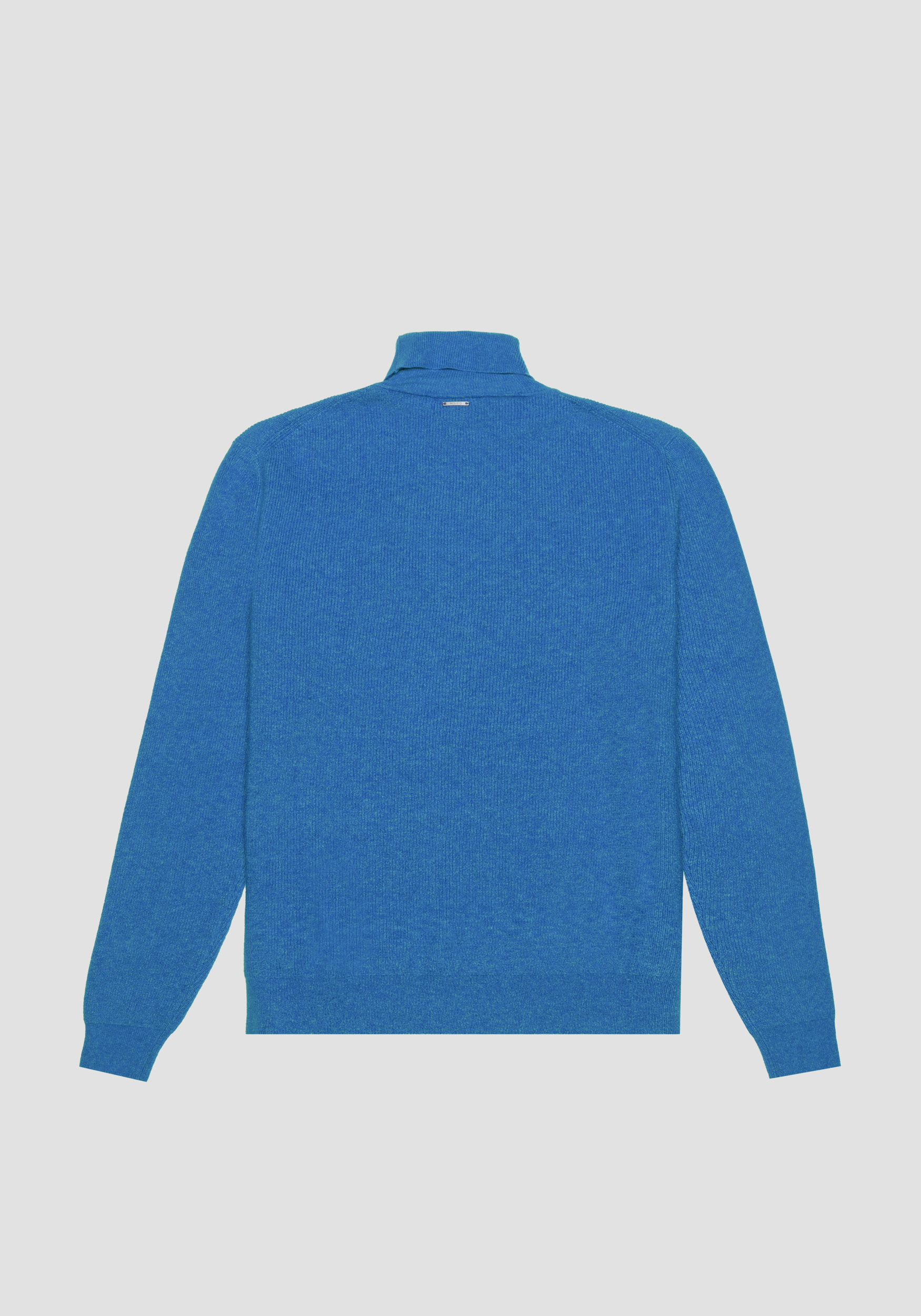 PULLOVER SLIM FIT AUS WARMEM MERINOWOLLE BAUMWOLL MISCHGARN