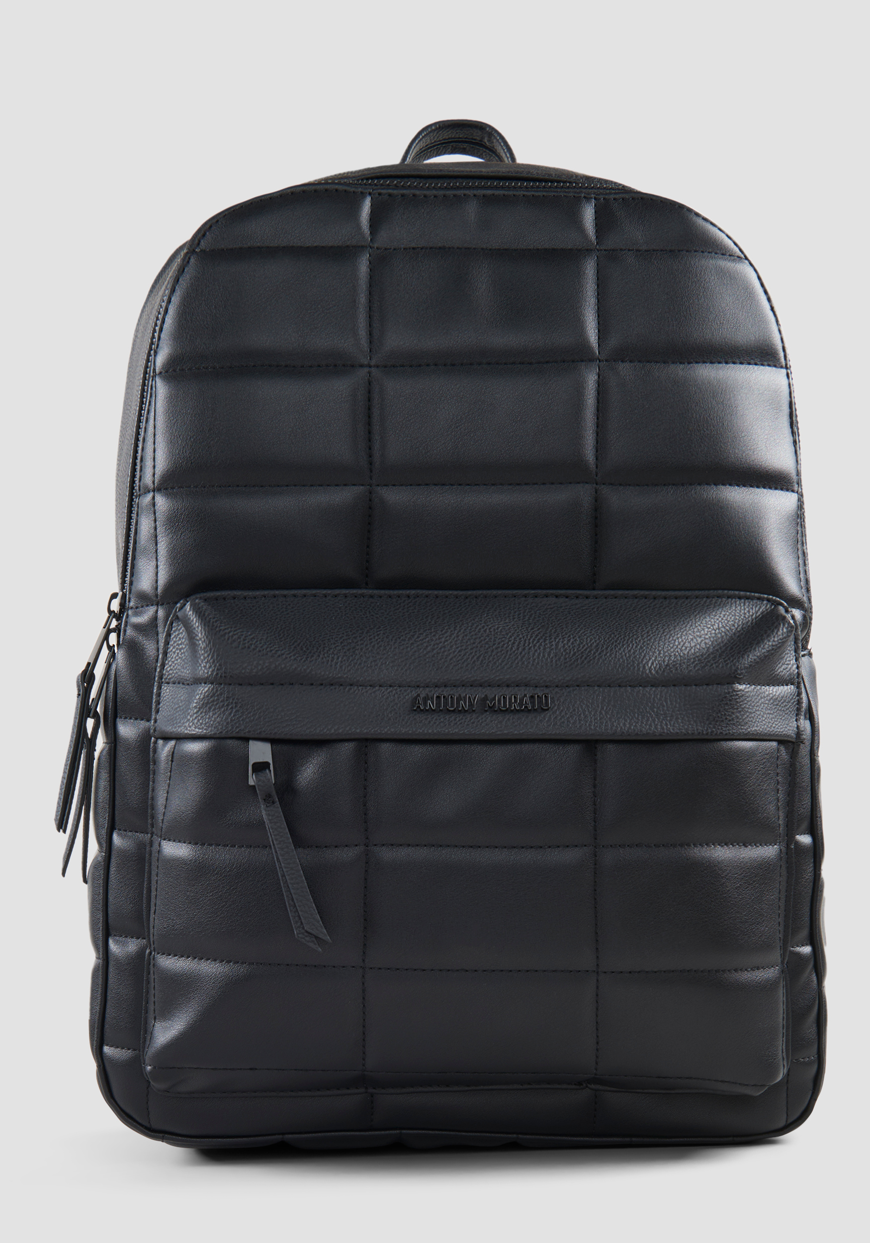 BACKPACK IN QUILTED EFFECT FAUX LEATHER