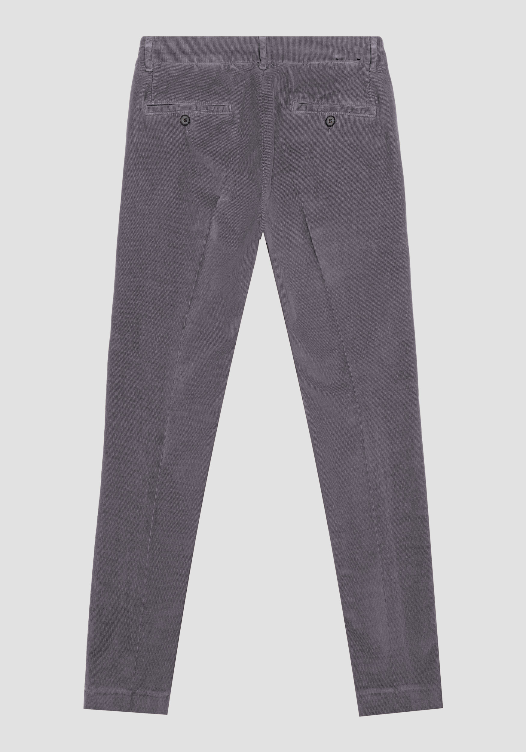 BRYAN SKINNY FIT STRETCH VELVET TROUSERS Antony